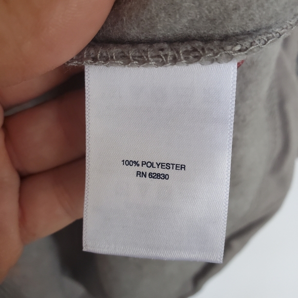 LAND'S END Grey Sweatshirt Pull Over Size S (6-8) Like NEW! - Picture 10 of 10